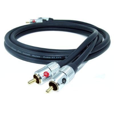 Fisual Install Series 2 x Phono to 2 x Phono Cable - 1m