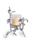 Silver Hurricane Leave Accents Wrought Iron