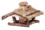 HOUSE-GARD 201 Vogelfutterhaus Brandenburg aus massiver Birke/Buche, 58x53x32 cm
