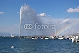 Wallmonkeys Peel and Stick Wall Decals - Geneva Fountain View - 24
