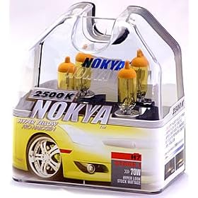 Nokya Hyper Yellow H7 55W Light Bulbs