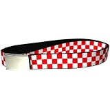 Checker - Red and White Web Belt
