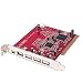Adaptec 3-Port USB 2.0 & 2-Port Firewire PCI Controller Card
