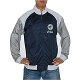 G Unit - Mens G-Unit 50 Cent zip up fleece jacket. High quality hip hop jacket with a blue body and silver sleeves with logos embroidred on the sweater.