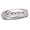 Personalized 5mm. Polished Sterling Silver Band with Name Outside- 10