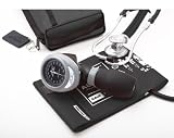ADC Pro's Combo III Palm, Blood Pressure Monitor and Stethoscope, Black