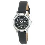 Timex Women's T29291 Classic Black Leather Strap Watch