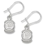 Golden State Warriors Sterling Silver Dangle Earrings