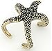 Epiestore(TM) Europe exaggerated personality ring opening of small starfish (random color)