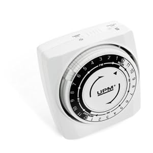 Indoor Mini Mechanical Plug-In Timer (High Wattage) by UPM Marketing