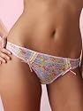 La Senza Girly & Gorgeous ruched ribbon flower thong
