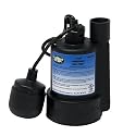 Superior Pump 92250 1/4-Horsepower Thermoplastic Sump Pump with Tethered Float Switch