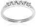 14k White or Yellow Gold 5-Stone Diamond Ring (1/3 cttw, H Color, SI2 Clarity) Image