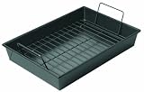 Chicago Metallic Non Stick Roast N Broil Pan with Non Stick Rack, 13 by 9 by 2 1/4 Inch 410nk8hTrFL. SL160 Chicago Metallic Non Stick Roast N Broil Pan with Non Stick Rack, 13 by 9 by 2 1/4 Inch