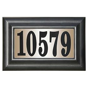 Edgewood Classic Lighted Address Plaque by 