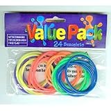Jelly Bracelets - 24 pieces