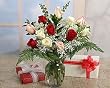 Mixed Roses with Vase