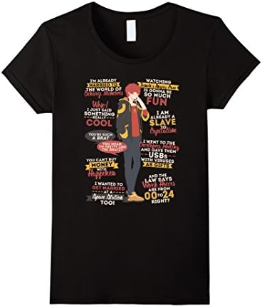 Women's 707 quotes funny t-shirt printing Medium Black