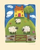 Farmhouse by Sophie Harding poster print,10 in. x 12 in.