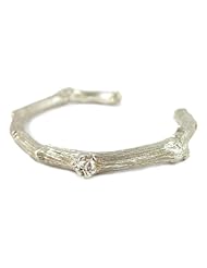 Large Twig Cuff in Sterling Silver