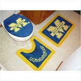 Michigan Wolverines 3 Piece Bath Rugs