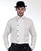Steampunk Victorian Costume Ulysses Side-Button Shirt