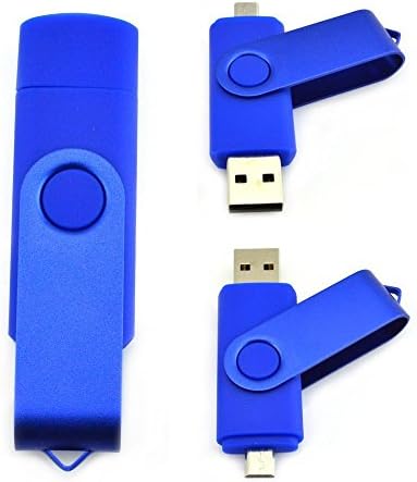 WINSTRONG®10pcs Rotatable 8GB OTG USB Flash Drive for Cell Phones & Tablet PCs (Blue)