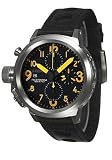 U-Boat 43-CAS-O Flight Deck Black Dial Calf Leather with Exclusive Aero Design Men's Automatic Chronograph Watch
