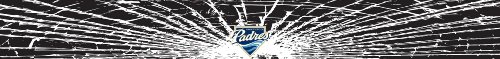 San Diego Padres Shattered Auto Visor Decal