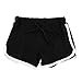 Chen Women Girls Ladies Fashion Yoga Mini Hot Gym Summer Shorts Pants (US S) Black