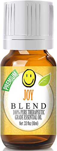 Joy Blend – 100% Pure, Best Therapeutic Grade Essential Oil – 10ml (Bergamot, Geranium, Jasmine, Lemon, Mandarin, Palmarosa, Roman Chamomile, Rose, Rosewood, Sweet Orange and Ylang Ylang)