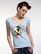 Sailor Jerry Ladies Tattoo Shirt Winged Skull Dice Ladies T