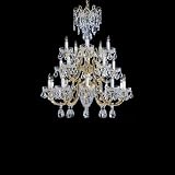 Nulco Lighting 370-20-PBA-01 Southport Polished Bronze Antique Chandelier Polished Bronze Antique
