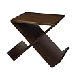 Umbra Mimosa Side Table with Magazine Rack, Espresso Finish