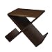 Umbra Mimosa Side Table with Magazine Rack, Espresso Finish