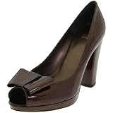 Stuart Weitzman Womens Bowright Peep-Toe Pump