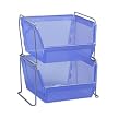 Storage Solutions Stacking Baskets Set of 3