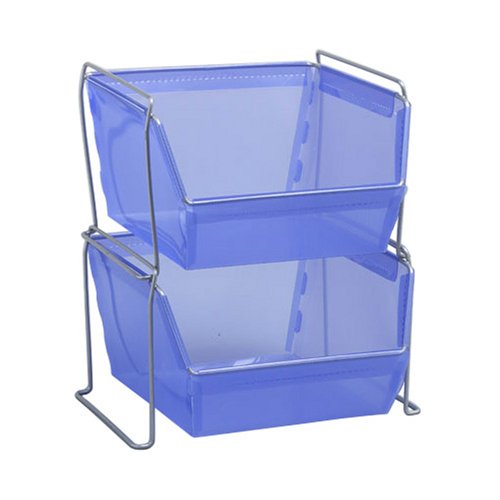 Storage Solutions Stacking Baskets Set of 3