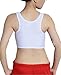 Breathable Super Flat Les Lesbian Tomboy Compression 3 Rows Clasp Chest Binders (Small, White)