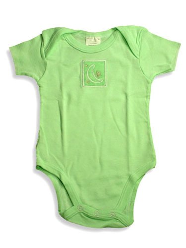 Little Giraffe - Newborn Baby Boys Girls, Short Sleeved Bodysuit, Mint 4048-12Months