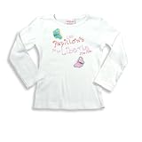 Mish - Girls Long Sleeve Top, White
