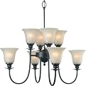 Valhalla 8 Light Chandelier - Heirloom Bronze