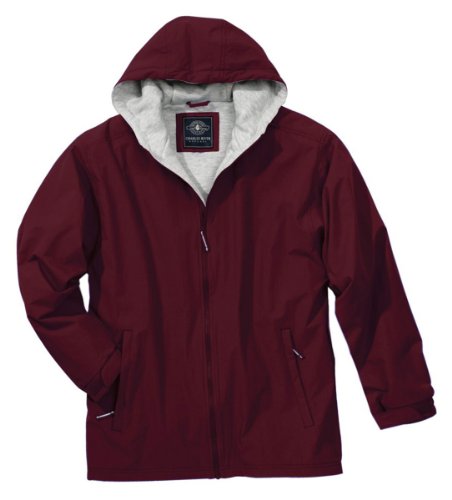 Charles River Men's Extra Warmth Fleece Sweatshirt Jacket_Maroon_4XL On Sale