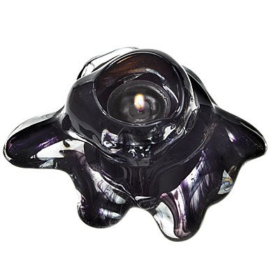 Kosta Boda Cozy Candle Black