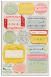 Martha Stewart Crafts Stickers Travel By The Package