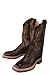 Lucchese 'TN1687' Ostrich Leg Cowboy Boots Womens C (Wide) - Cigar
