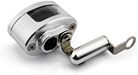 Universal ATV Dirt Bike Motorcycle Brake Clutch Reservoir Cup CNC Oil Tank Cup With Mounting Bracket Set Silver ATV Dirt Bike Fit For KAWASAKI Z1000SX/NINJA 1000/Tourer 2011-2012