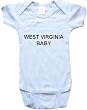 WEST VIRGINIA BABY - State-series - White, Blue or Pink Onesie / Baby T-shirt