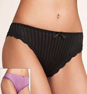 2 Pack Per Una Essentials Ribbon Stripe High Leg Knickers 2 Pack Per Una Essentials Ribbon Stripe High Leg Knickers