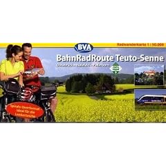 Teuto-Senne BahnRadRoute 1 : 50 000: Kompakt-Spiralo